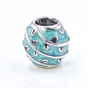 Pandora Light Blue Vines Enamel Charm